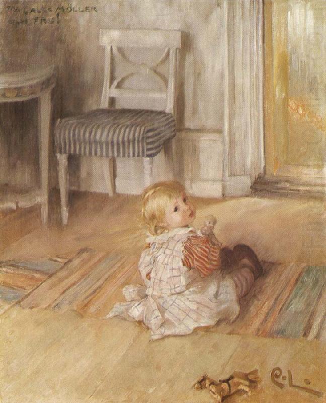 Pontus on the Floor, Carl Larsson